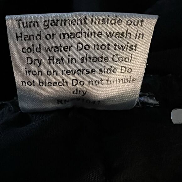 Juliette Women’s Jeans Pants Sz 12 Beaded Raw Hen Goth - Picture 5 of 5